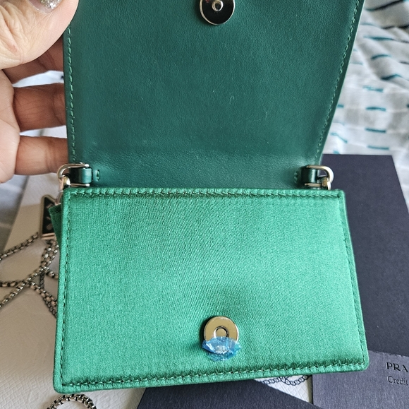 Prada logo-plaque cardholder/mini bag - Picture 6 of 17